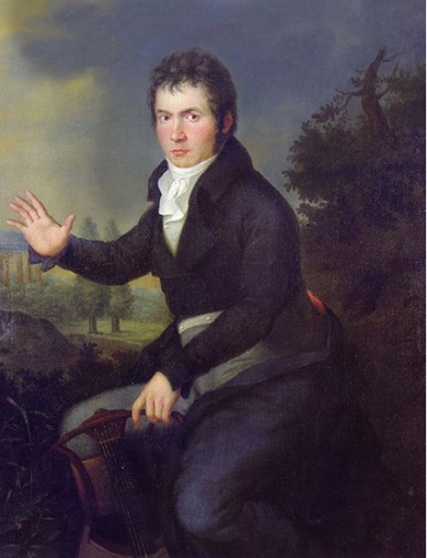 Ludwig von Beethoven,  ca. 1804 (Joseph Willibrord Mähler) (1778–1860) Vienna Museum, 104650 	
